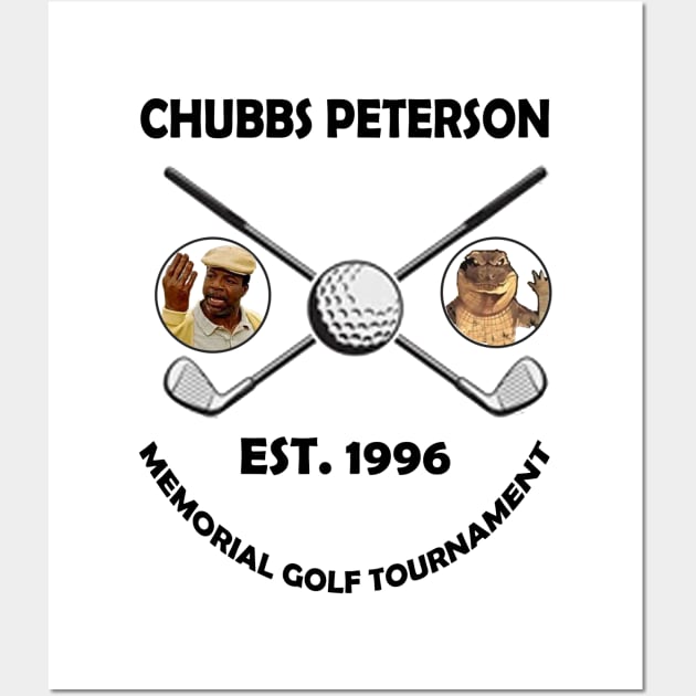 Chubbs Peterson Iconic Golf Tournament 1996 Wall Art by misuwaoda